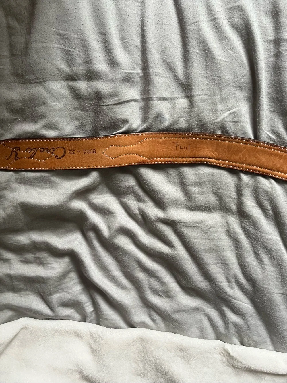 Circle Y vintage belt with Paul branding